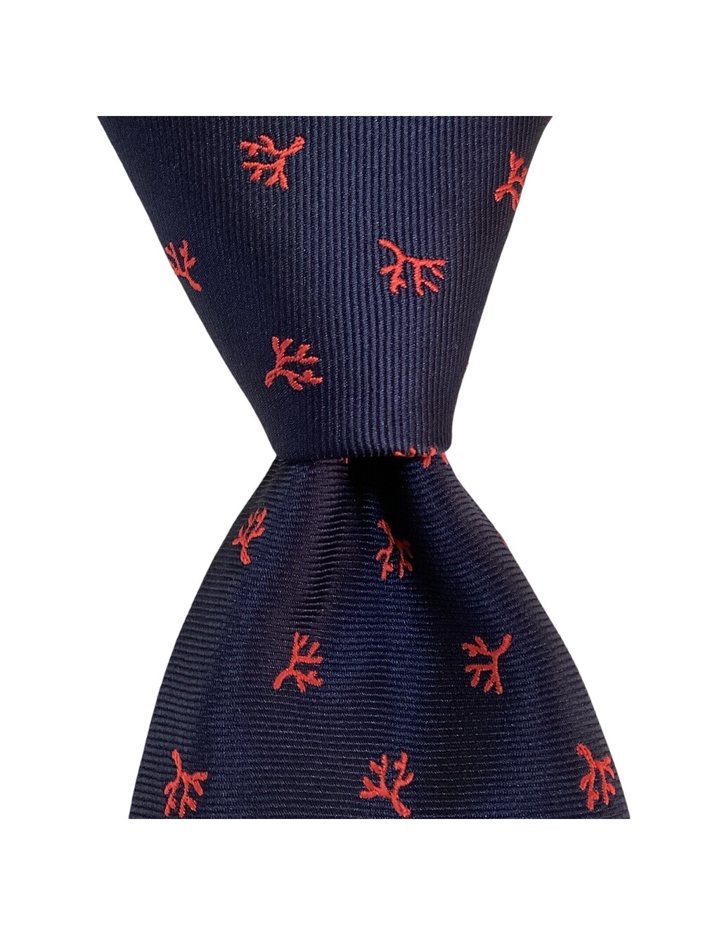 Club Room Men's Polyester Skinny Necktie Designer Geometric Blue/Red NWT $55